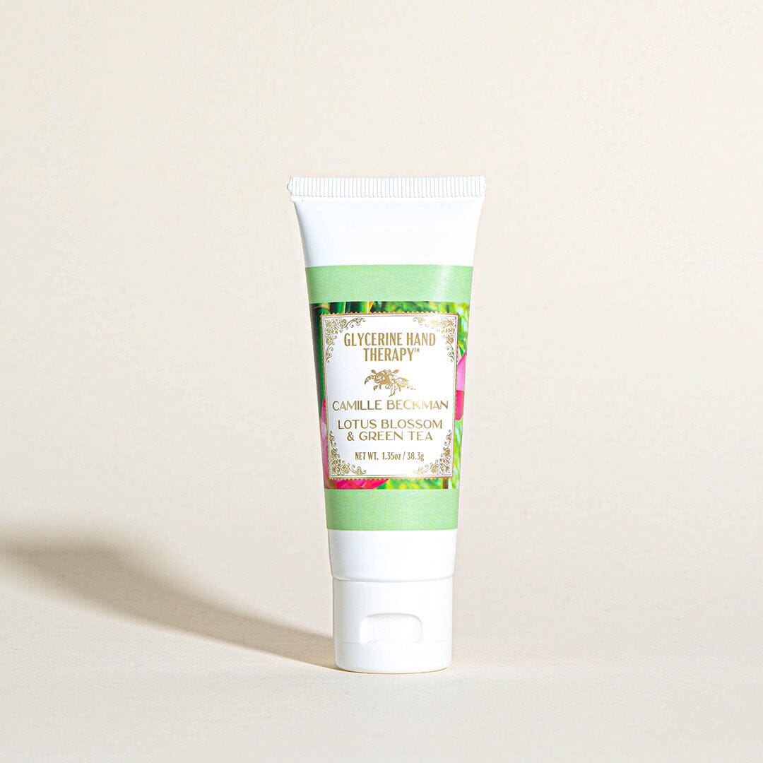 Glycerine Hand Therapy 1.35oz Lotus Blossom & Green Tea (12/case) Hand Therapy Camille Beckman