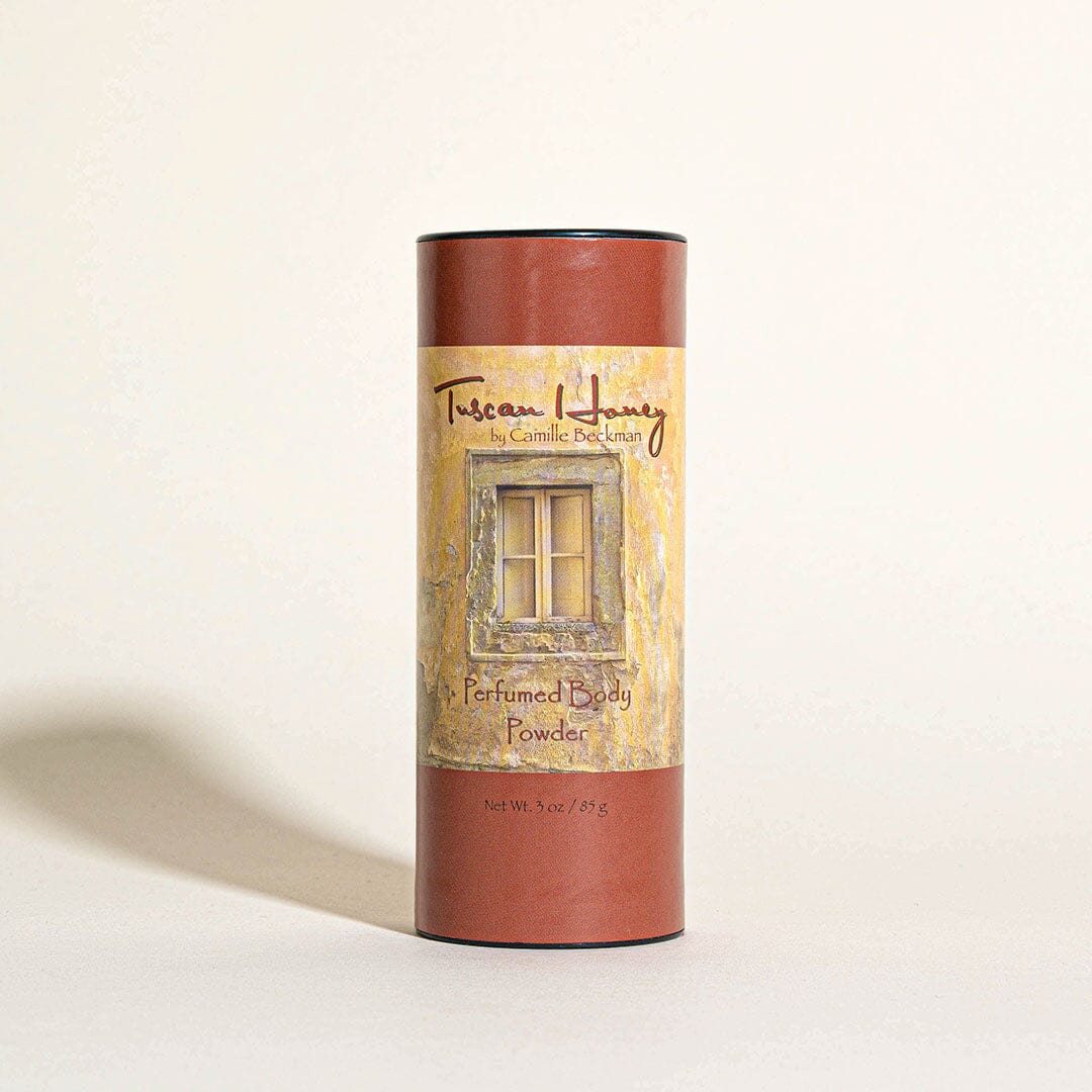 Perfumed Body Powder 3oz Tuscan Honey (6/case) Perfume Powder Camille Beckman