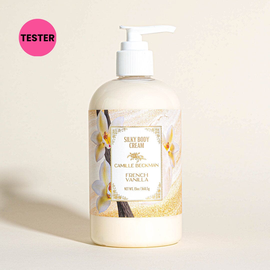 Silky Body Cream 13oz French Vanilla (Tester) Body Cream Camille Beckman