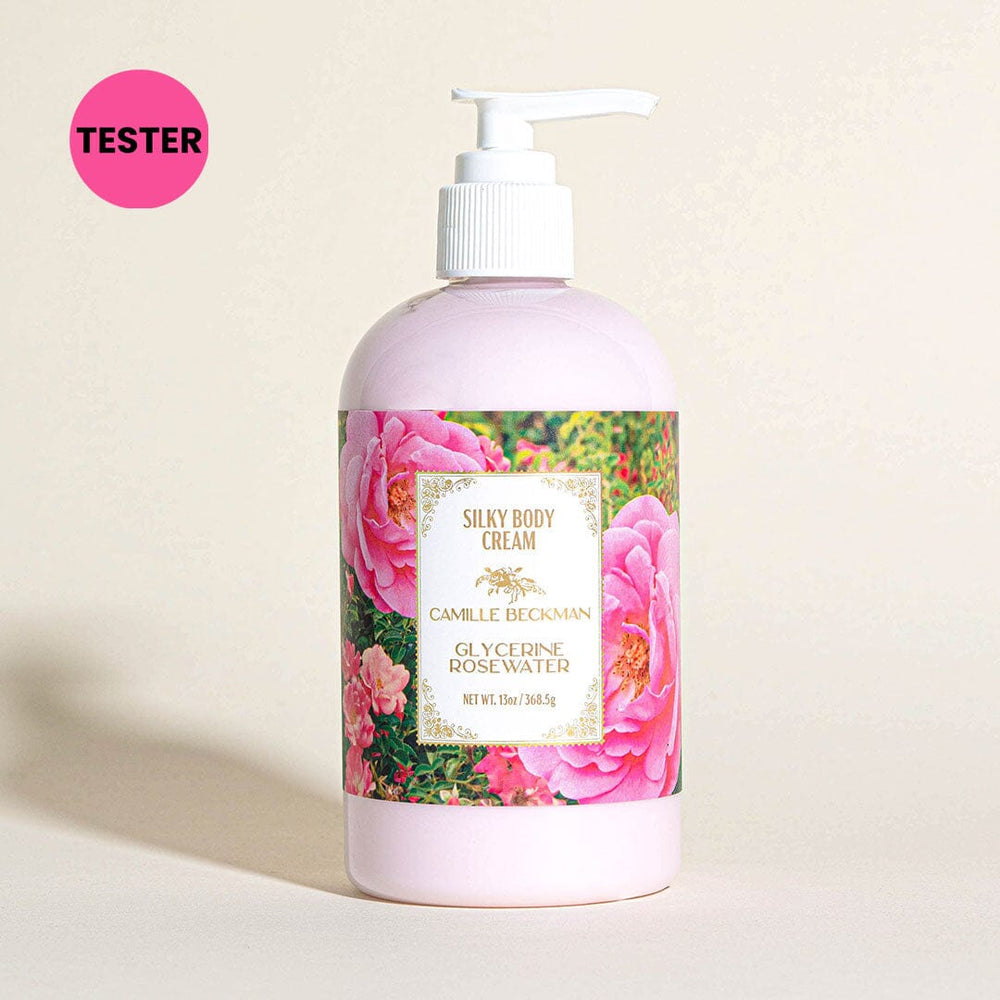 Silky Body Cream 13oz Glycerine Rosewater (Tester)