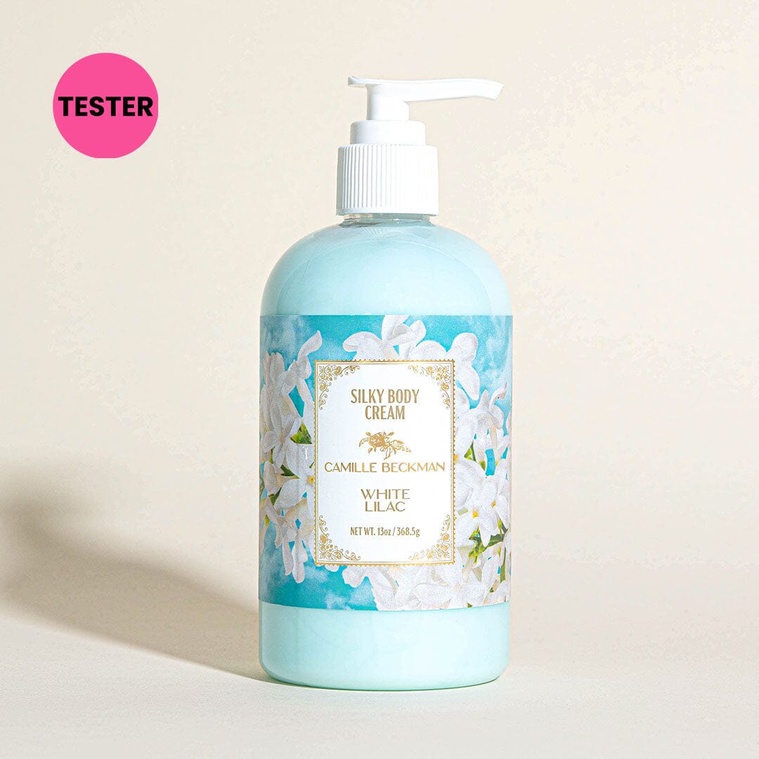 Silky Body Cream 13oz White Lilac (Tester) Body Cream Camille Beckman