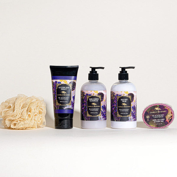 Essentials Gift Basket Blackberry Lavender (Each) Gift Set Camille Beckman 