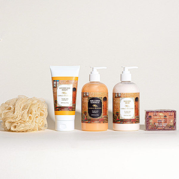 Essentials Gift Basket Tuscan Honey (Each) Gift Set Camille Beckman