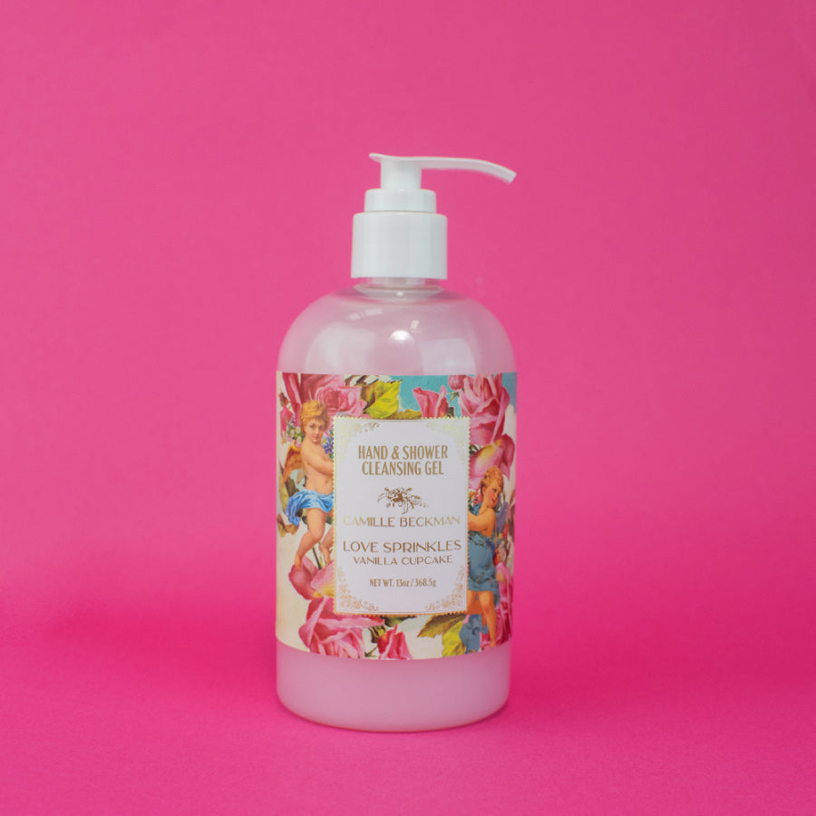 Hand and Shower Cleansing Gel 13oz Love Sprinkles (6/case)