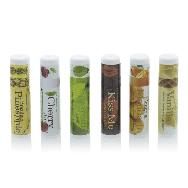 Natural Lip Balm Assorted (4 of Each Flavor) Lip Balm Camille Beckman 