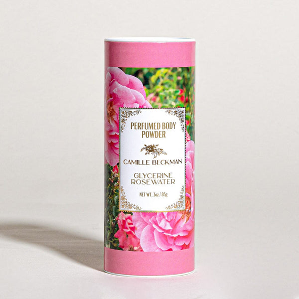 Perfumed Body Powder 3oz Glycerine Rosewater (6/case) Perfume Powder Camille Beckman 