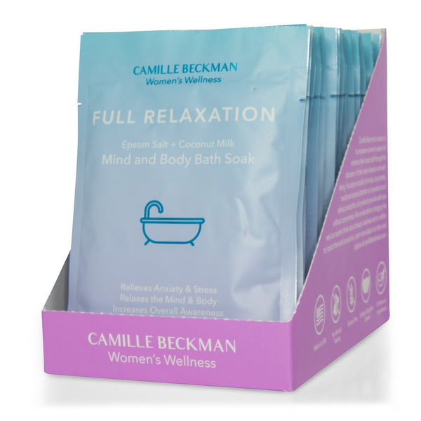 Full Relaxation - Mind and Body Bath Soak (15/Case) Bath Soaks Camille Beckman Wholesale