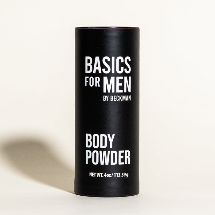 Perfumed Body Powder 4oz Basics for Men Camille Beckman Wholesale 