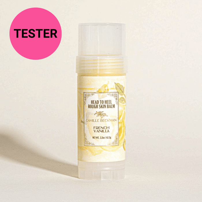 Balm - 2.2oz Head to Heel Rough Skin Balm - French Vanilla (Tester) Balms Camille Beckman Wholesale 