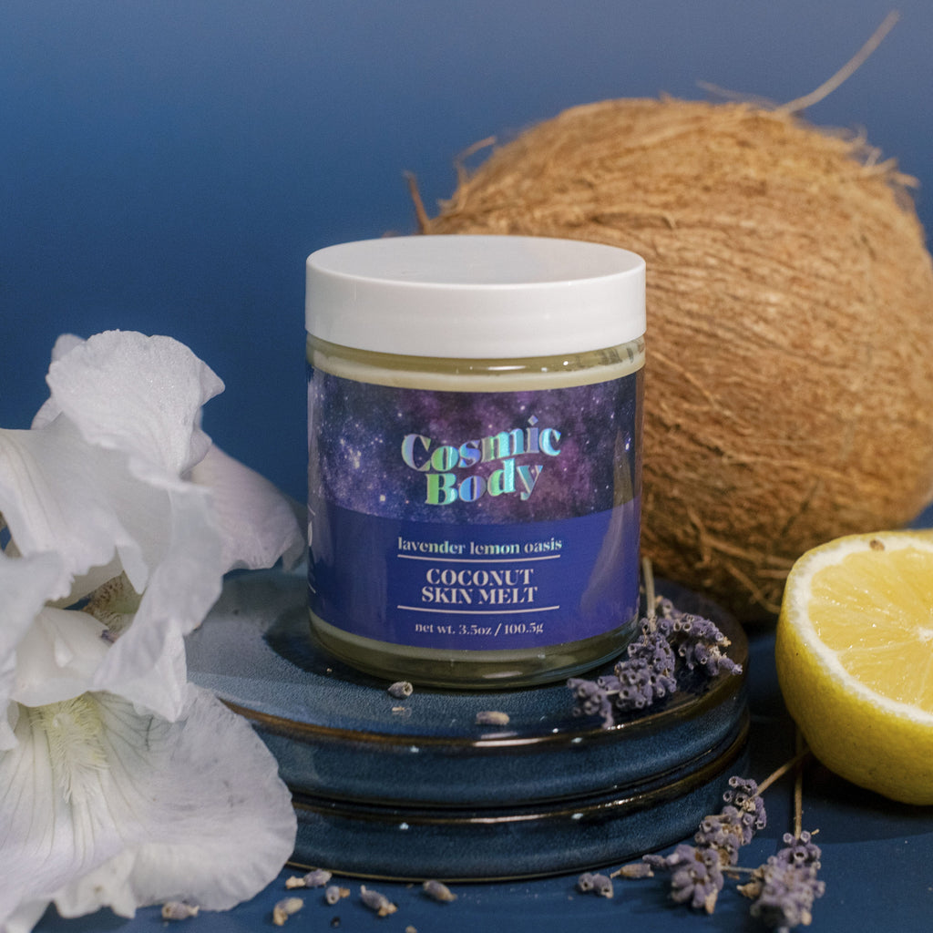 Cosmic Body Lavender Lemon Oasis Skin Melt 3.5oz Tester Cosmic Body Camille Beckman Wholesale 