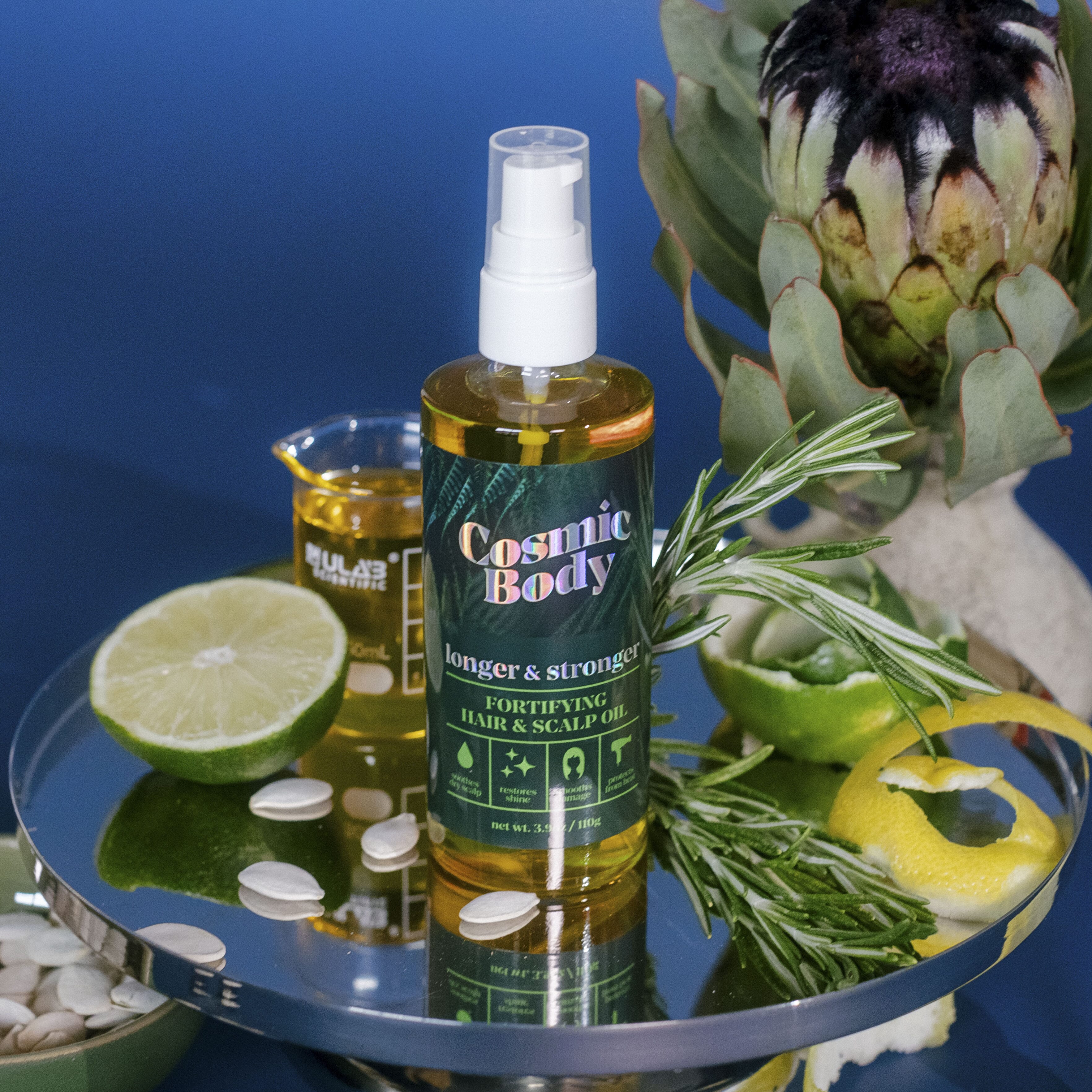 Cosmic Body Longer & Stronger Hair & Scalp Oil 3.9oz Tester Cosmic Body Camille Beckman Wholesale 