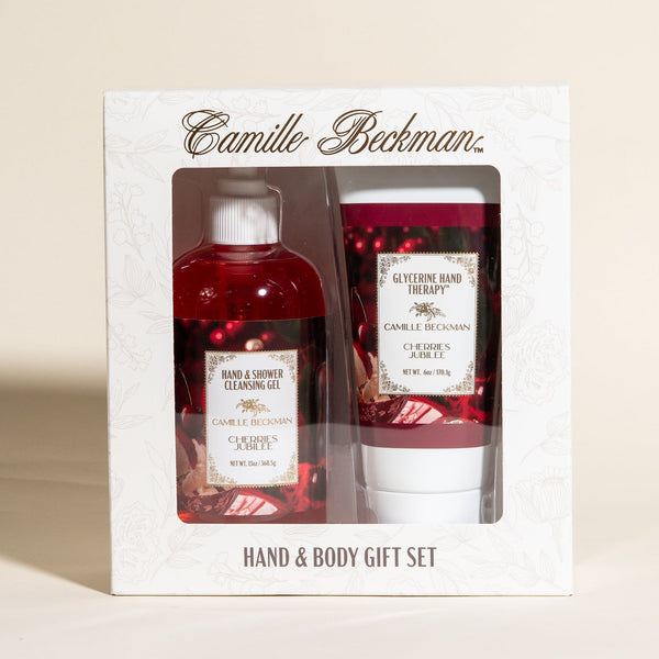 Hand & Shower Gift Set - Cherries Jubilee Camille Beckman Wholesale 