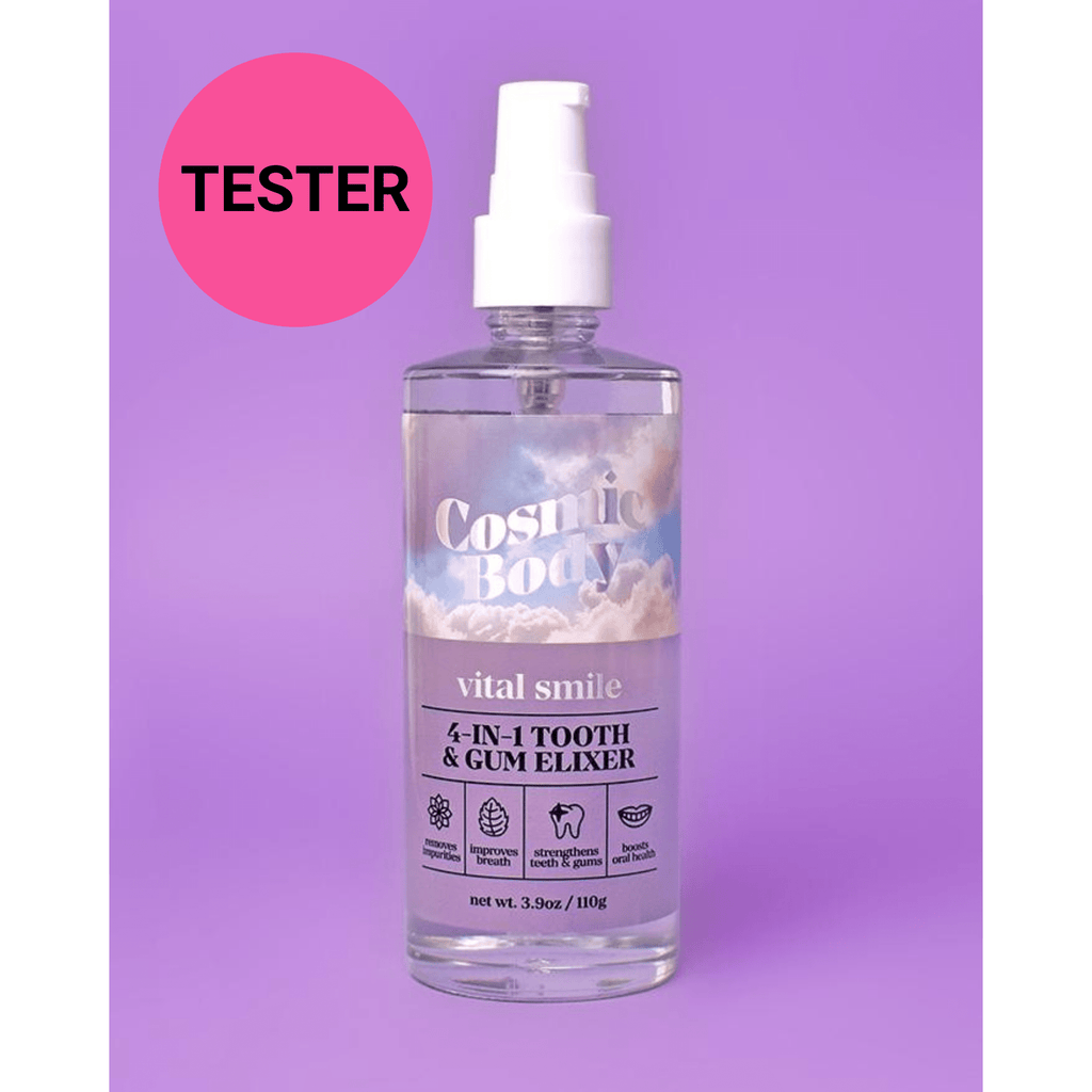 Cosmic Body Vital Smile Tooth & Gum Elixir 3.9oz Tester Cosmic Body Camille Beckman Wholesale 