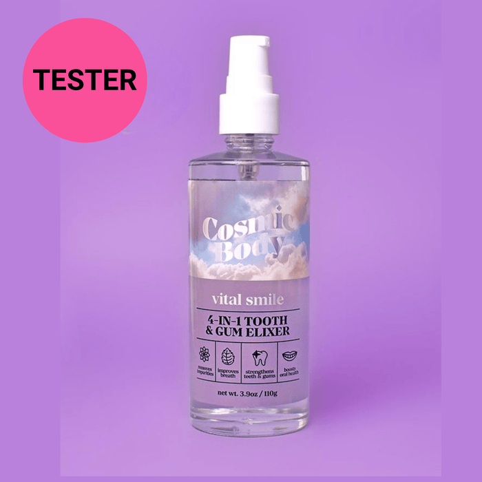 Cosmic Body Vital Smile Tooth & Gum Elixir 3.9oz Tester Cosmic Body Camille Beckman Wholesale 