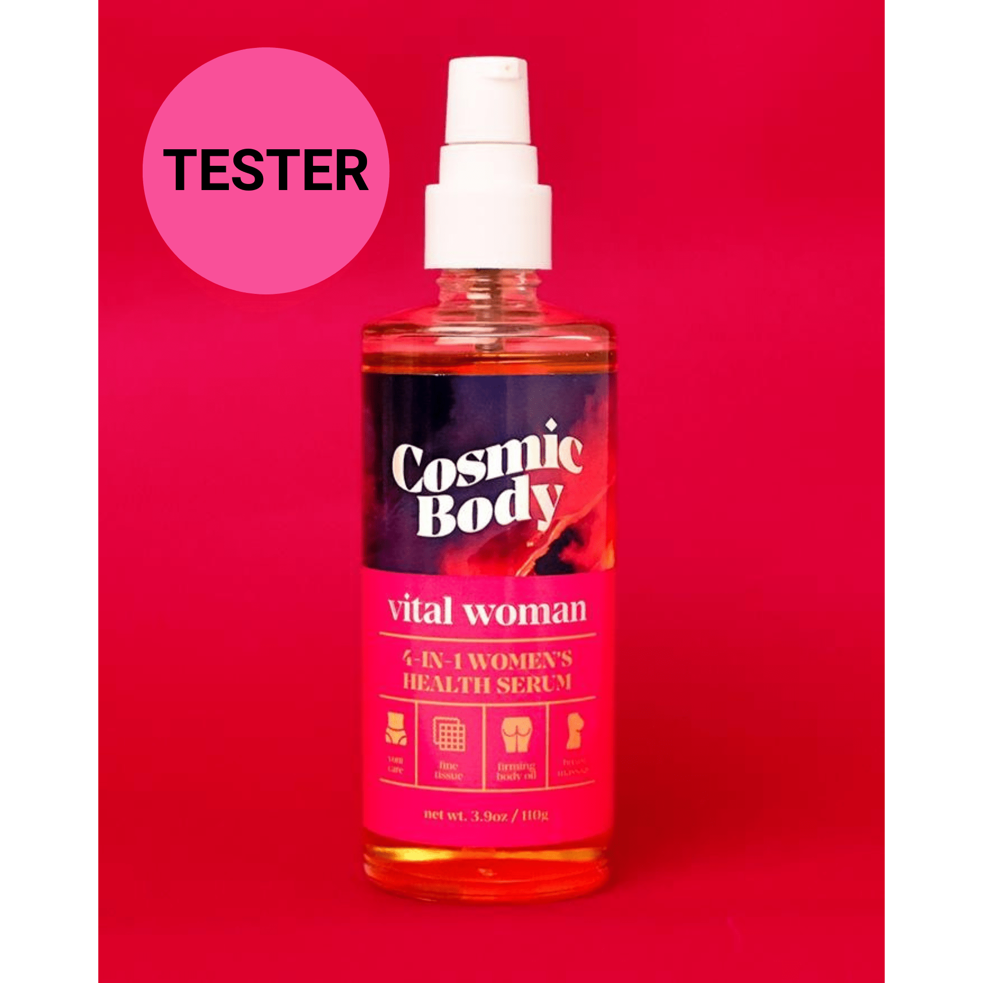Cosmic Body Vital Woman Yoni, Breast & Body Serum 3.9oz Tester Cosmic Body Camille Beckman Wholesale 