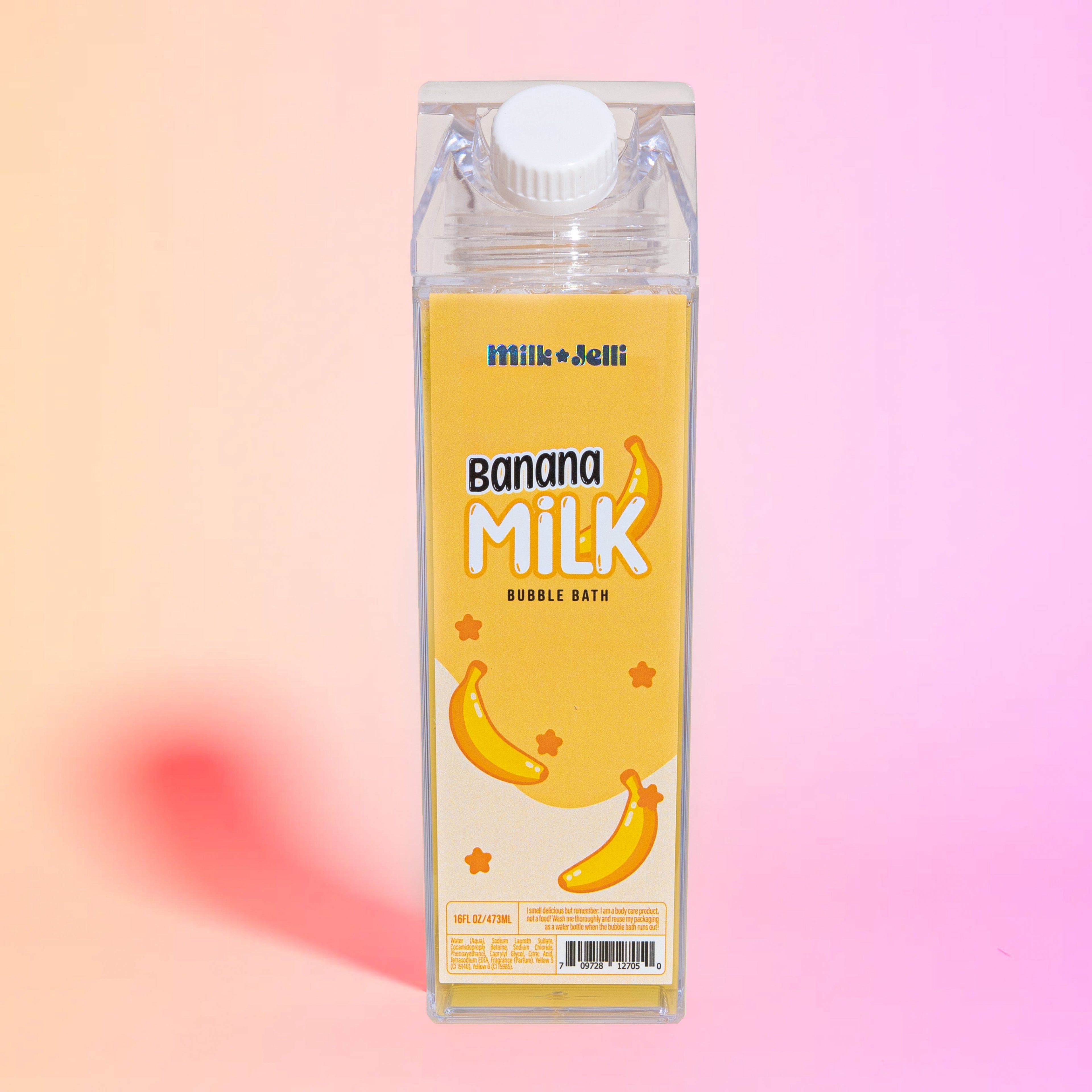 Milk Jelli Banana Milk - Bubble Bath (2/Case) Camille Beckman Wholesale 