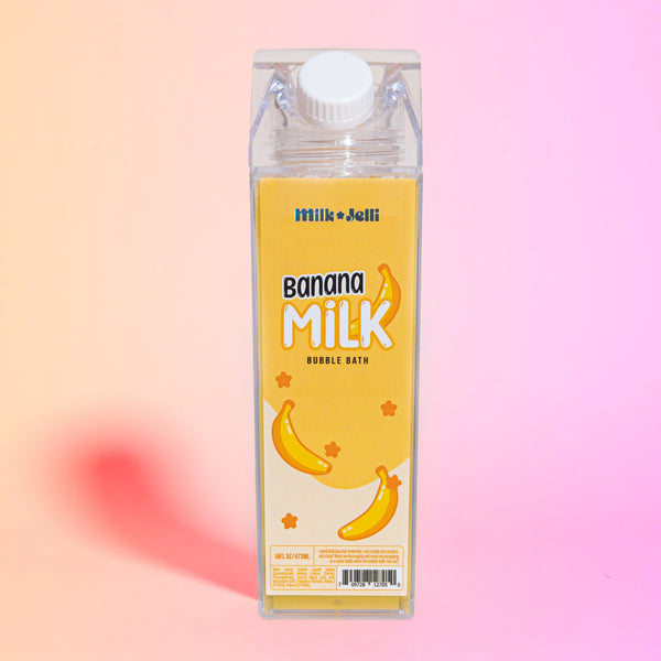 Milk Jelli Banana Milk - Bubble Bath (2/Case) Camille Beckman Wholesale 