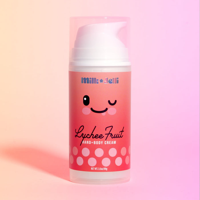 Milk Jelli Lychee Fruit - Hand + Body Cream (6/Case) Camille Beckman Wholesale 