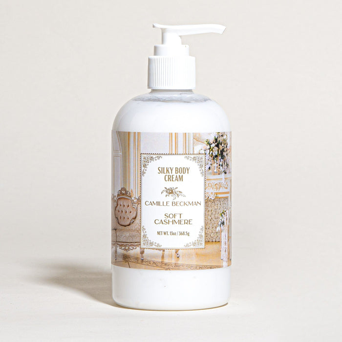 Silky Body Cream 13oz Soft Cashmere (6/case) Body Cream Camille Beckman 