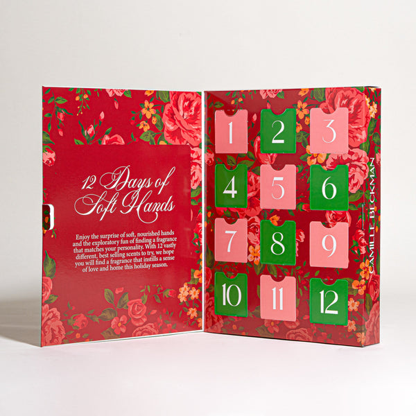 12 Days of Soft Hands Advent Calendar Gift Set Camille Beckman Wholesale 