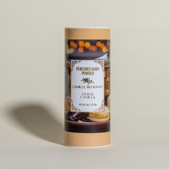 Perfumed Body Powder 4oz Dubai Vanilla (6/case) Camille Beckman Wholesale 