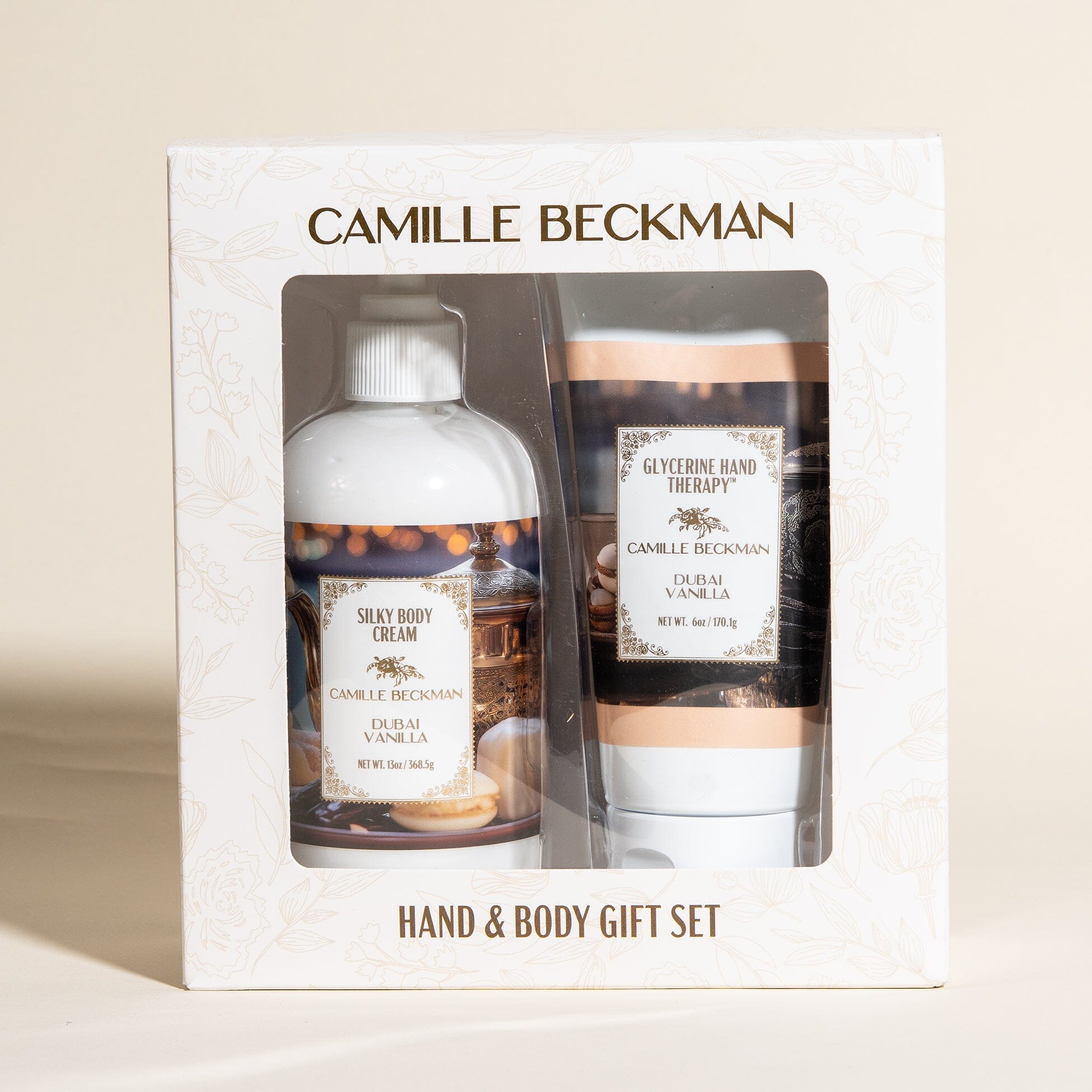 Hand & Shower Gift Set - Dubai Vanilla (4/case) Camille Beckman Wholesale 