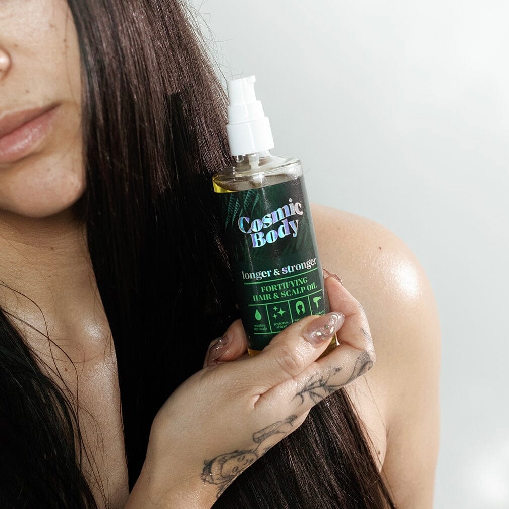 Cosmic Body Longer & Stronger Hair & Scalp Oil 3.9oz Tester Cosmic Body Camille Beckman Wholesale 