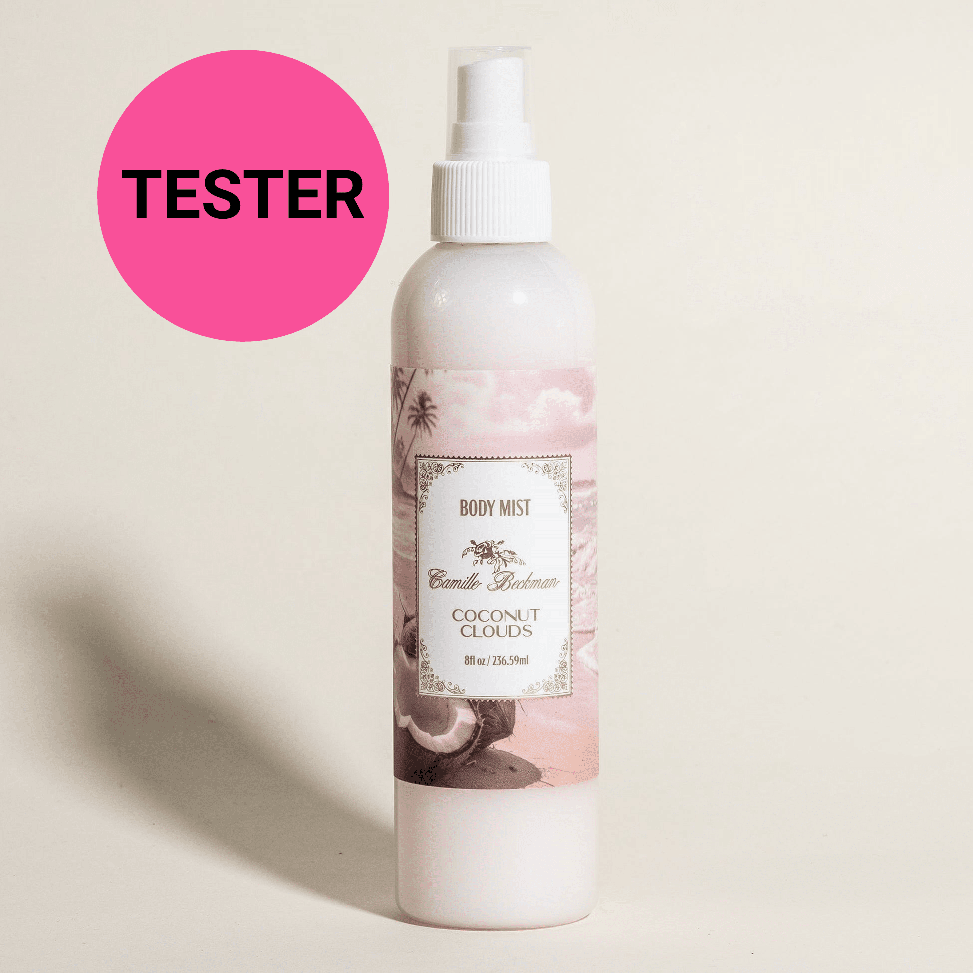 Fragrant Body Mist 8oz Coconut Clouds (Tester) Camille Beckman Wholesale 