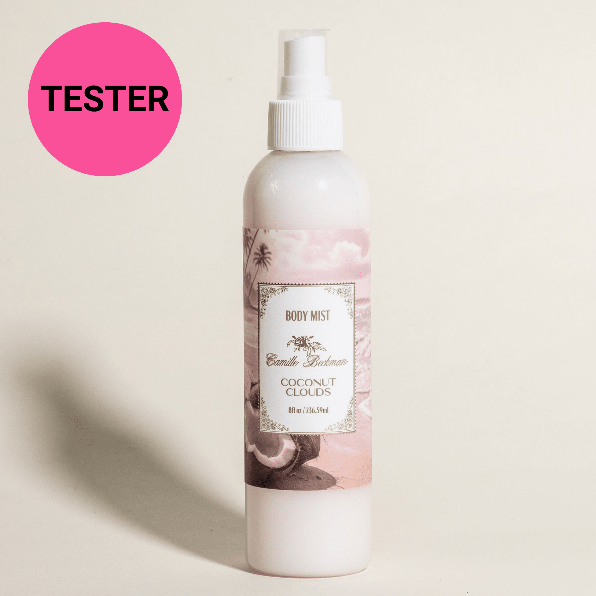Fragrant Body Mist 8oz Coconut Clouds (Tester) Camille Beckman Wholesale 