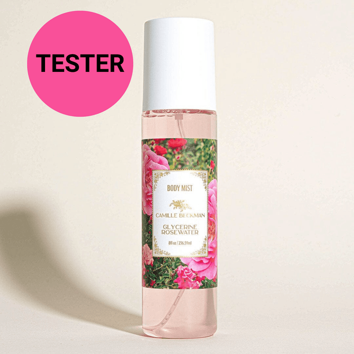 Fragrant Body Mist 8oz Glycerine Rosewater (Tester) Body Mist Camille Beckman Wholesale 