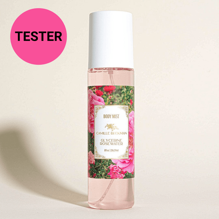 Fragrant Body Mist 8oz Glycerine Rosewater (Tester) Body Mist Camille Beckman Wholesale 