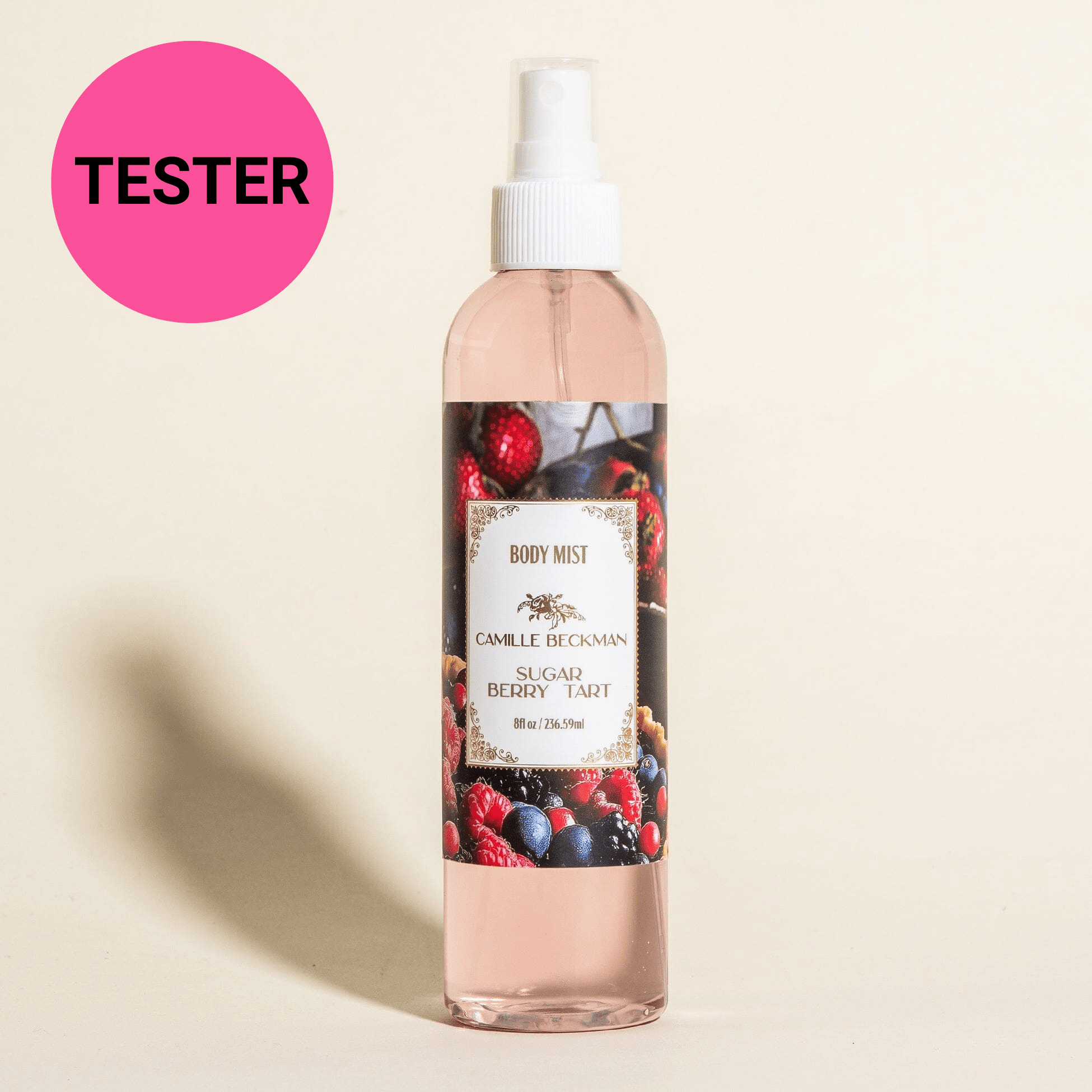 Fragrant Body Mist 8oz Sugar Berry Tart (Tester) Camille Beckman Wholesale 