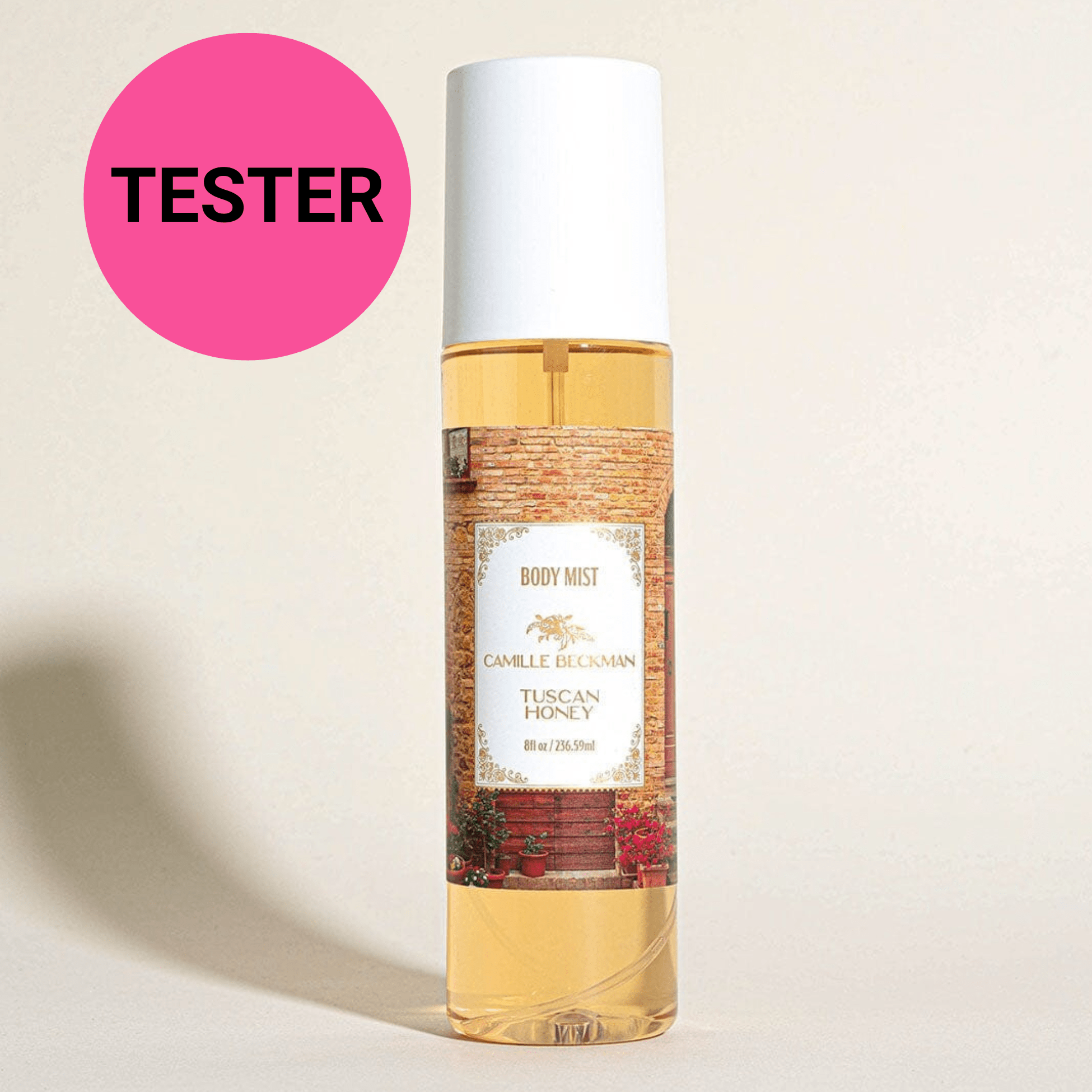 Fragrant Body Mist 8oz Tuscan Honey (Tester) Body Mist Camille Beckman Wholesale 