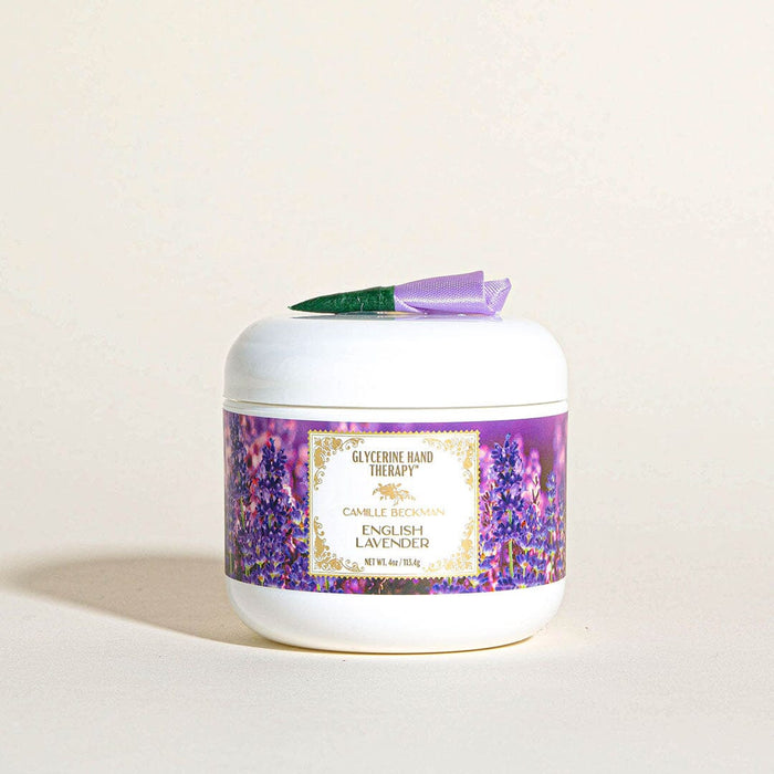 Glycerine Hand Therapy 4oz English Lavender (6/case) Hand Therapy Camille Beckman 