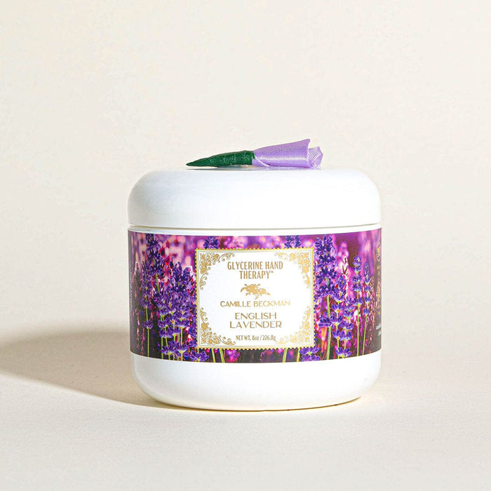 Glycerine Hand Therapy 8oz English Lavender (6/case) Hand Therapy Camille Beckman 