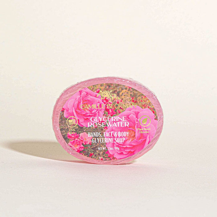 Glycerine Soap Glycerine Rosewater (6/case) Bar Soap Camille Beckman 
