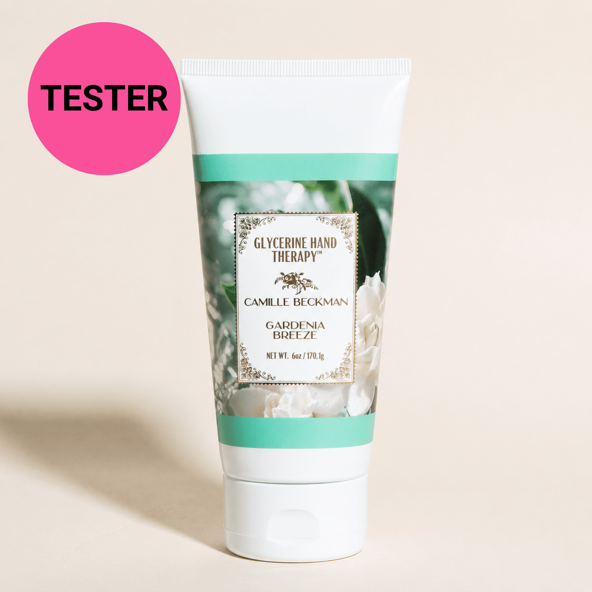 Glycerine Hand Therapy 6oz Gardenia Breeze (Tester) Hand Therapy Camille Beckman 