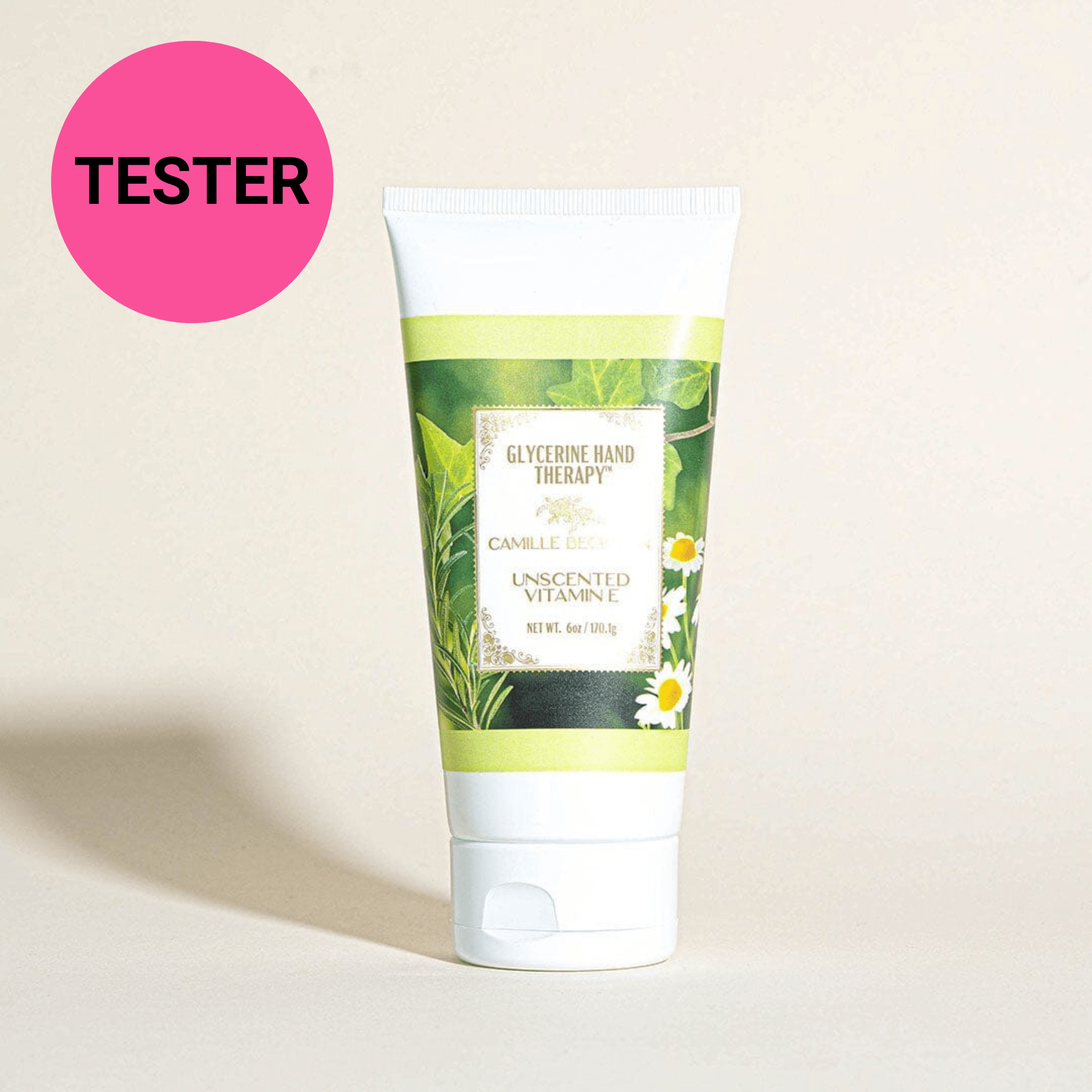 Glycerine Hand Therapy 6oz Unscented (Tester) Hand Therapy Camille Beckman 