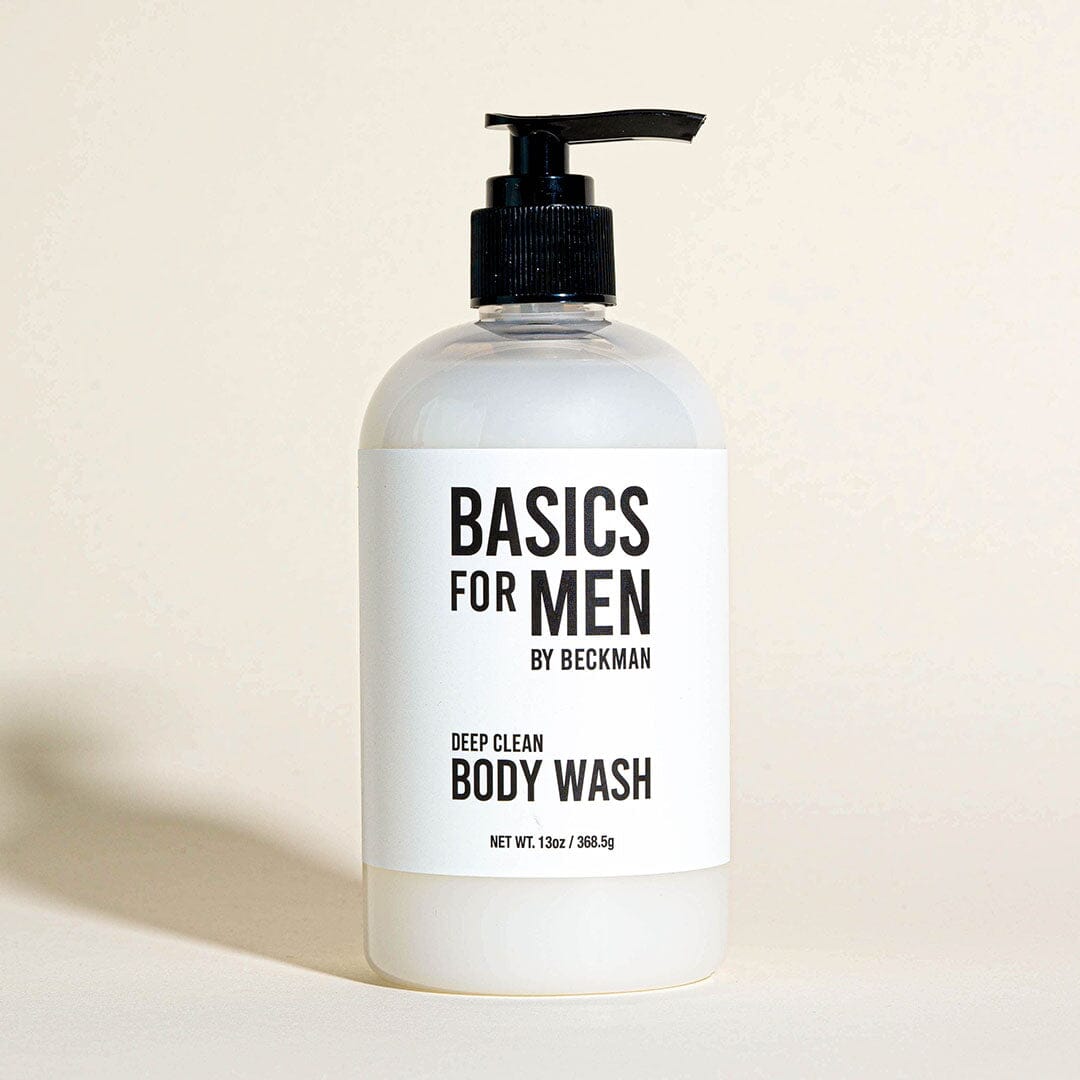 Hand and Shower Cleansing Gel 13oz Basics for Men (6/case) Pump Soap Camille Beckman 