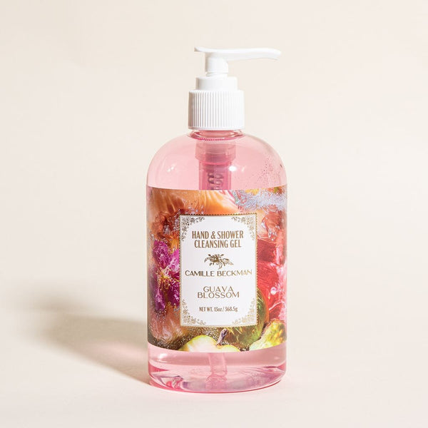 Hand and Shower Cleansing Gel 13oz Guava Blossom (6/case) Camille Beckman Wholesale 