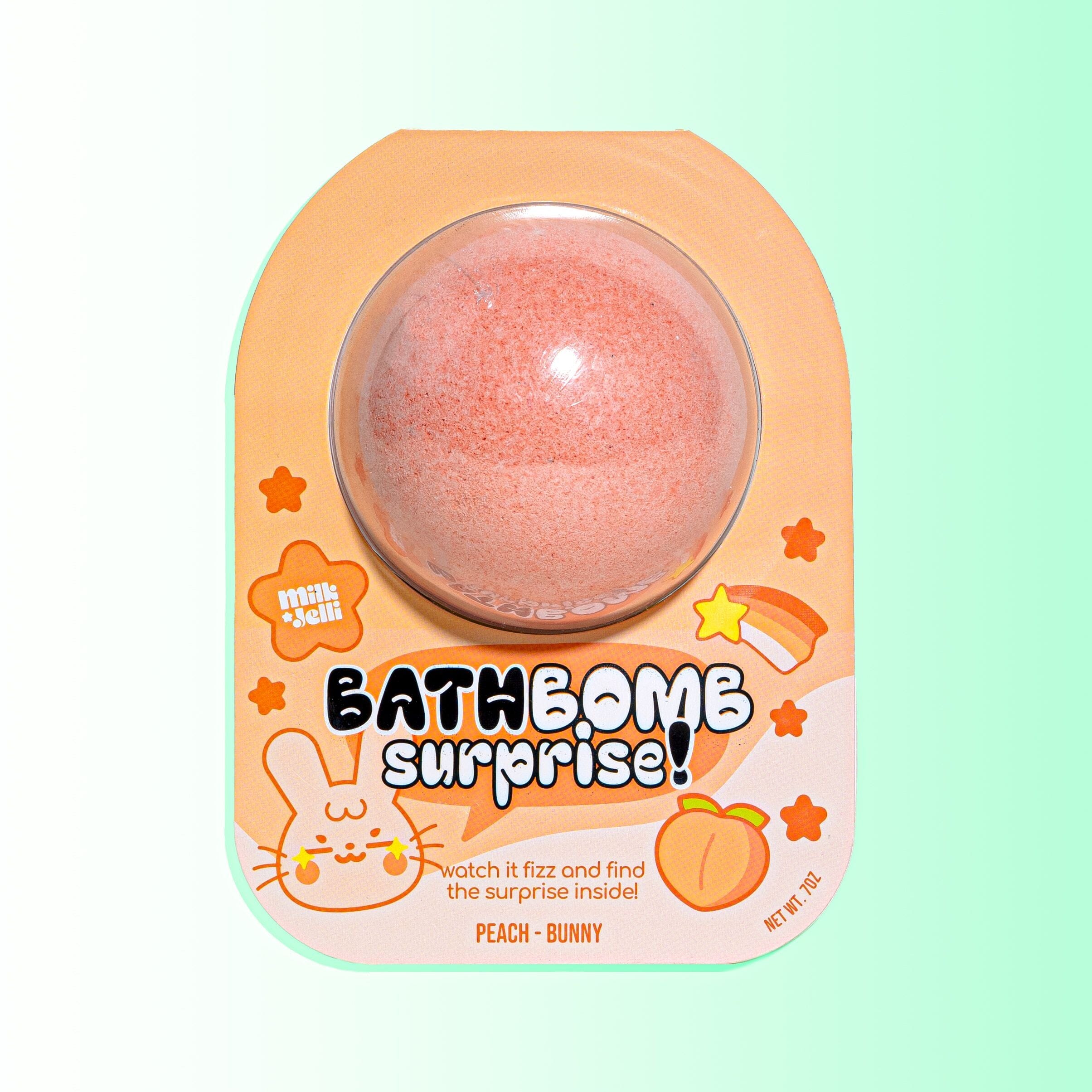 Bath Bomb Suprise! Peach - Bunny (6/Case) Camille Beckman Wholesale 