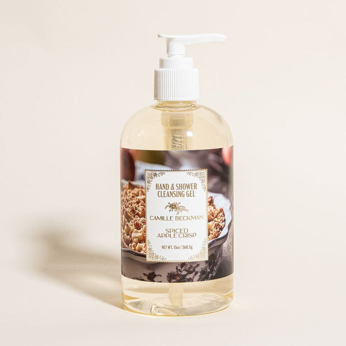 Hand and Shower Cleansing Gel 13oz Spiced Apple Crisp (6/case) Camille Beckman Wholesale 