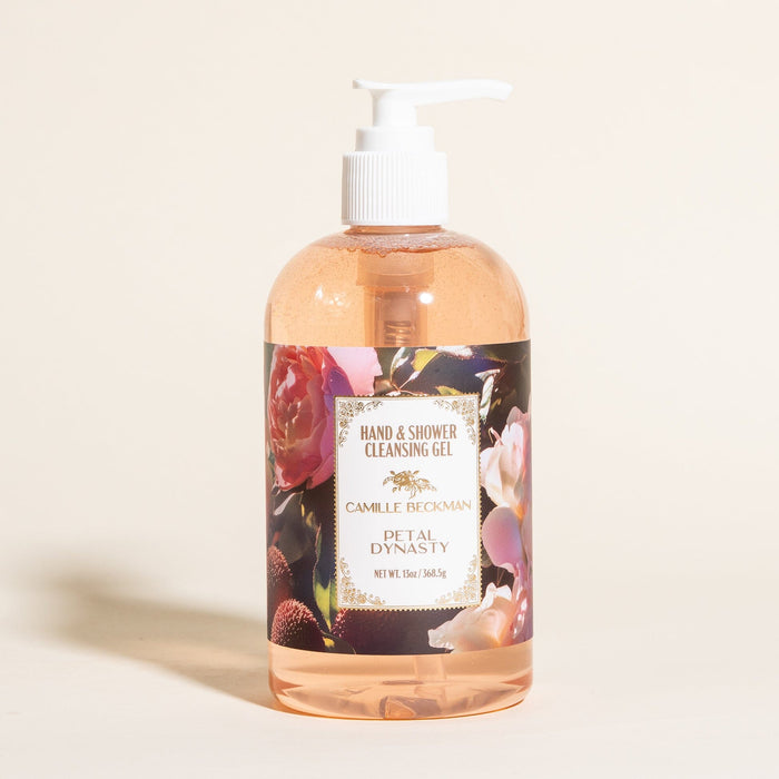 Hand and Shower Cleansing Gel 13oz Petal Dynasty (6/case) Camille Beckman Wholesale 