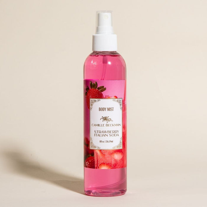 Fragrant Body Mist 8oz Strawberry Italian Soda (Case/6) Camille Beckman Wholesale 