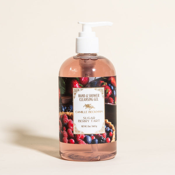 Hand and Shower Cleansing Gel 13oz Sugar Berry Tart (6/case) Camille Beckman Wholesale 