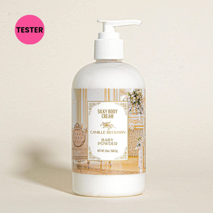 Silky Body Cream 13oz Baby Powder (Tester) Body Cream Camille Beckman 