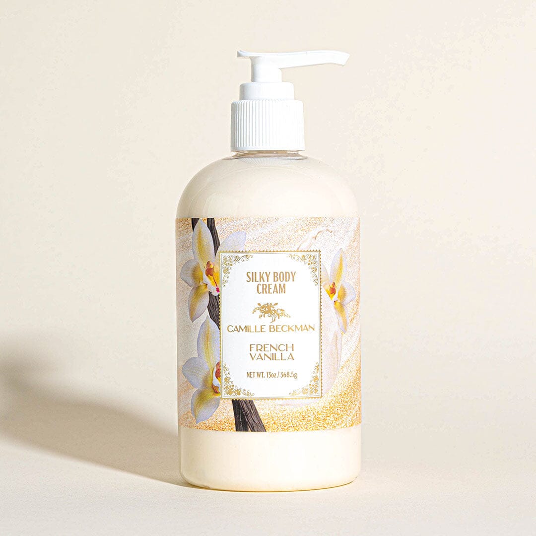 Silky Body Cream 13oz French Vanilla (6/case) Body Cream Camille Beckman 