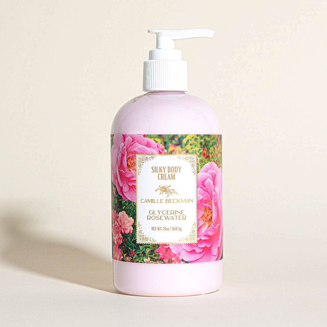Silky Body Cream 13oz Glycerine Rosewater (6/case) Body Cream Camille Beckman 