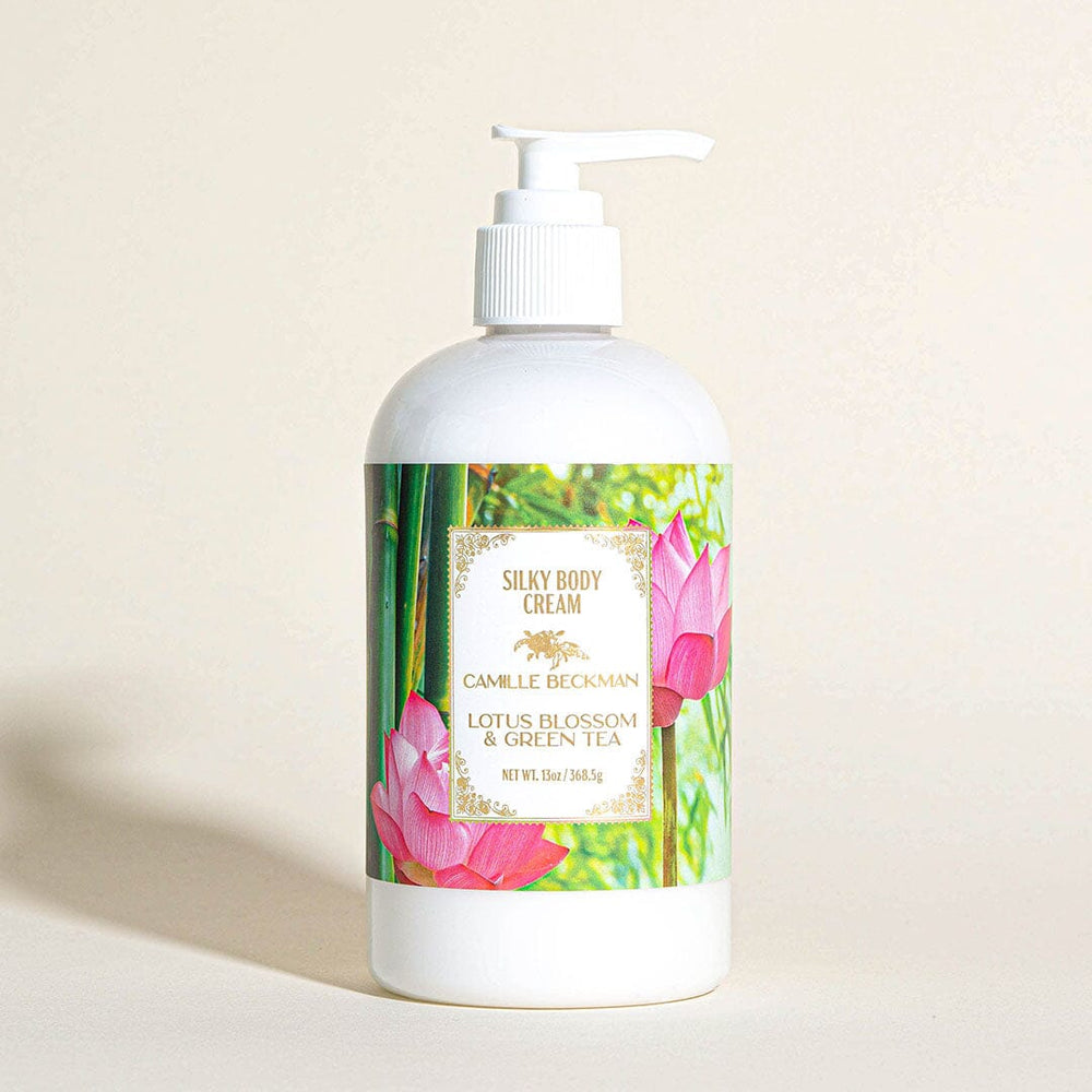 Silky Body Cream 13oz Lotus Blossom & Green Tea (6/case)