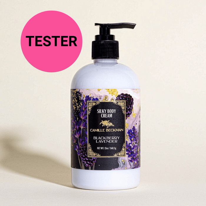 Silky Body Cream 13oz Blackberry Lavender (Tester) Body Cream Camille Beckman 